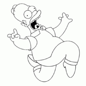 Disegno di I Simpson da stampare e colorare 36