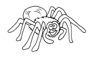 Disegno di ragno da stampare e colorare 35