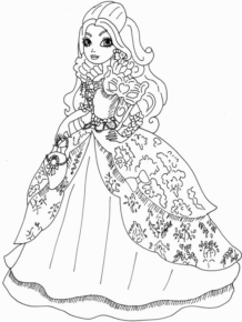 Disegno di Tutte le principesse Disney da stampare e colorare 15