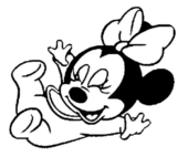 Disegni di Minni da colorare