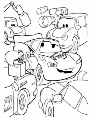 Disegno di Cars da stampare e colorare 254