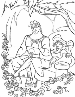 Disegno di Hercules da stampare e colorare 8