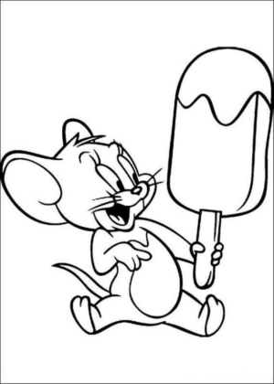 Disegno di Tom e Jerry da stampare e colorare 42