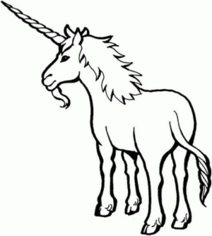 Disegno di unicorno da stampare e colorare 30