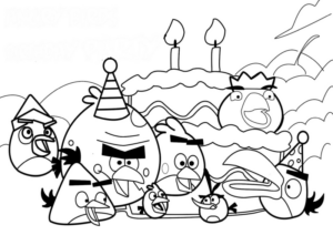 Disegno di Angry birds da stampare e colorare 97