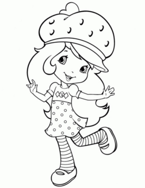 Disegno di Fragolina da stampare e colorare 6