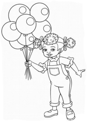 Disegno di palloncino da stampare e colorare 24