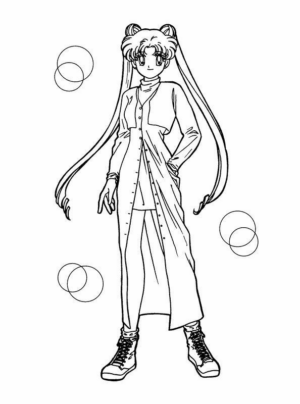 Disegno di Sailor Moon da stampare e colorare 59