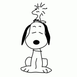 Disegno di Snoopy da stampare e colorare 58