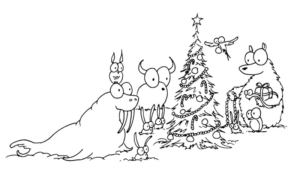 Disegno di albero di Natale da stampare e colorare 42 Disegno di albero di Natale da stampare e colorare 42