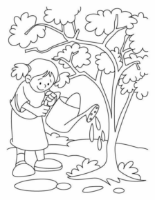 Disegno di giardiniere da stampare e colorare 42