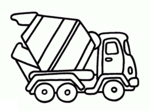 Disegno di mezzo da lavoro da stampare e colorare 52 Disegno di mezzo da lavoro da stampare e colorare 52