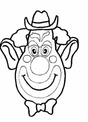Disegno di clown da stampare e colorare 48