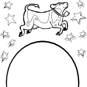 Disegno di mucca da stampare e colorare 11