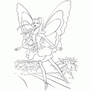 Disegno di fata da stampare e colorare 53