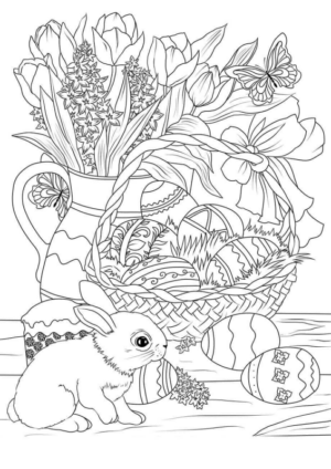 Disegno di uovo di Pasqua da stampare e colorare 123 Disegno di uovo di Pasqua da stampare e colorare 123