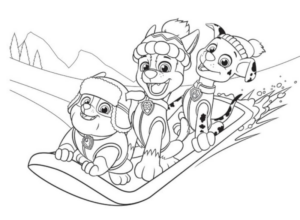 Disegno di Paw Patrol – Cane pompiere da stampare e colorare 52 Disegno di Paw Patrol – Cane pompiere da stampare e colorare 52