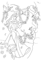 Disegni di Tutte le Principesse Disney da colorare