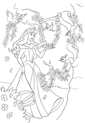 Disegno di Tutte le principesse Disney da stampare e colorare 31