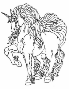 Disegno di unicorno da stampare e colorare 65