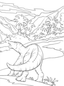 Disegno di Tirannosauro da stampare e colorare 13