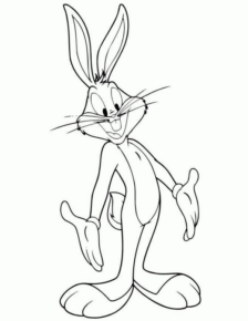 Disegno di Bugs Bunny da stampare e colorare 25