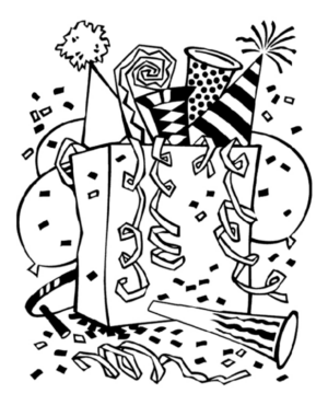 Disegno di compleanno da stampare e colorare 55