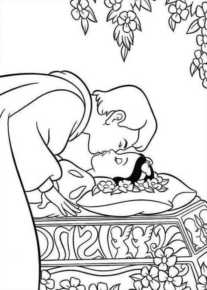 Disegno di Biancaneve e i sette nani da stampare e colorare 31