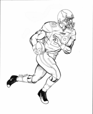 Disegno di football americano da stampare e colorare 31