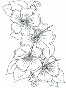Disegno di fiore da stampare e colorare 23