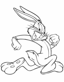 Disegno di Bugs Bunny da stampare e colorare 26