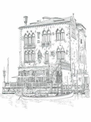 Disegno di monumento famoso da stampare e colorare 66