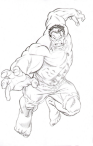 Disegno di Hulk da stampare e colorare 146