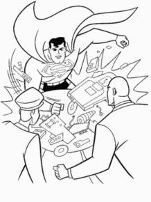 Disegno di Superman da stampare e colorare 71