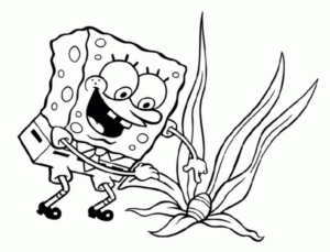 Disegno di Spongebob da stampare e colorare 47