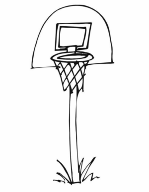 Disegno di basket da stampare e colorare 22