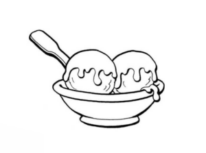 Disegno di gelato da stampare e colorare 19