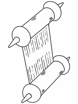 Disegno di Ebraismo da stampare e colorare 15