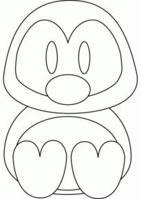 Disegno di pinguino da stampare e colorare 28
