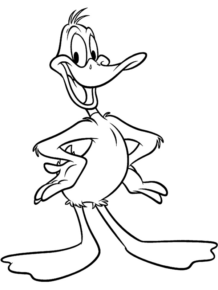 Disegno di Duffy Duck da stampare e colorare 3