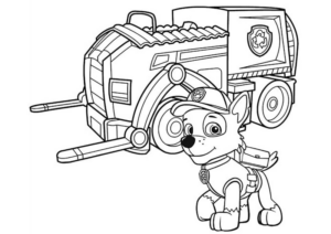 Disegno di Paw Patrol – Cane pompiere da stampare e colorare 32 Disegno di Paw Patrol – Cane pompiere da stampare e colorare 32