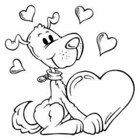 Disegno di San Valentino da stampare e colorare 135 Disegno di San Valentino da stampare e colorare 135