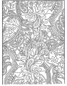 Disegno di mandala da stampare e colorare 1068