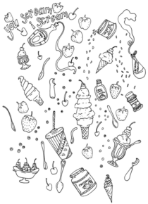 Disegno di dolce da stampare e colorare 22
