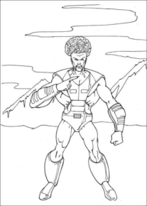 Disegno di Hulk da stampare e colorare 19