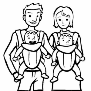 Disegno di membro della famiglia da stampare e colorare 25 Disegno di membro della famiglia da stampare e colorare 25
