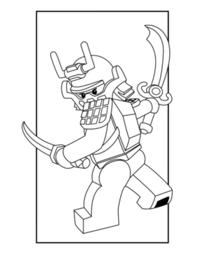 Disegno di Ninja Go da stampare e colorare 52
