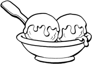 Disegno di gelato da stampare e colorare 28