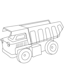 Disegno di mezzo da lavoro da stampare e colorare 49 Disegno di mezzo da lavoro da stampare e colorare 49