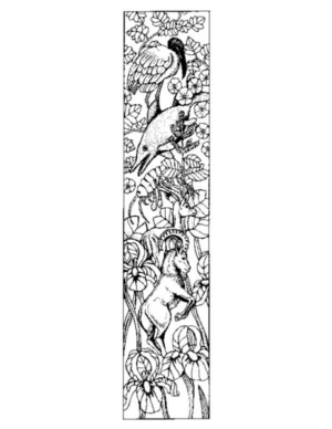 Disegno di lettera dell’alfabeto da stampare e colorare 27